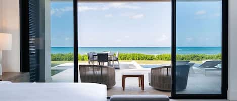 Villa, vistas al mar | Tabla de planchar con plancha y wifi gratis