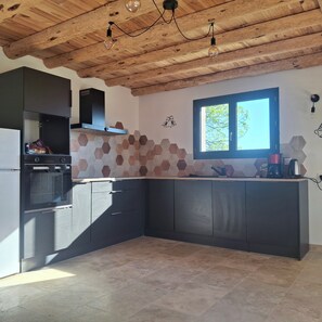 Private kitchen - Vrbo Property (Montselgues)