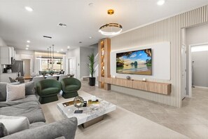Unclassified image, 3 of 57, button - Slide • Theater • Simpsons Game Room • Toy Story & Harry Potter • Private Pool (Clermont)
