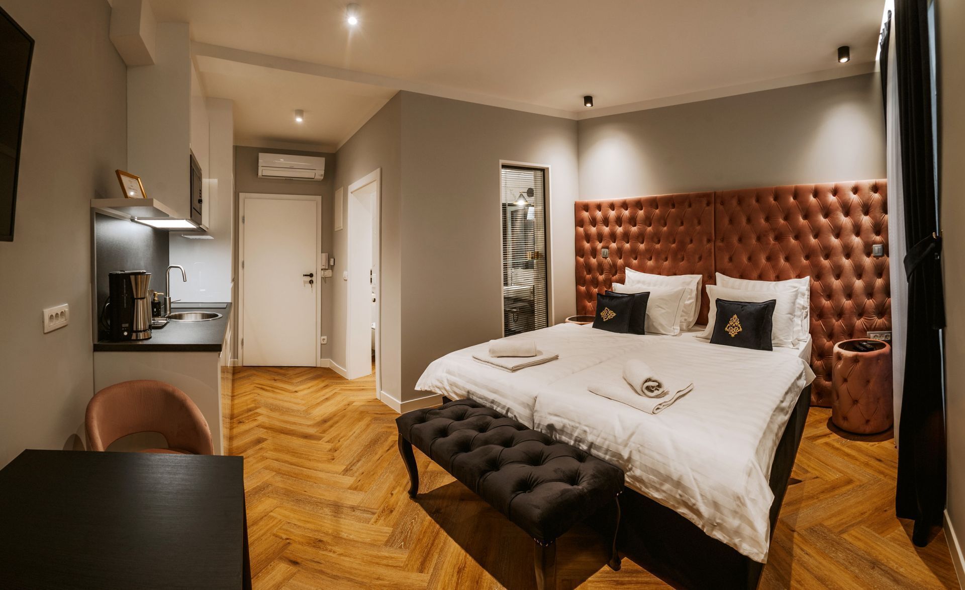 Soundproofing, free cots/infant beds, free WiFi, individually decorated