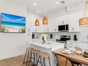 Private kitchen - 3012 Emerald Coast A | Community Pool, Game Room + 0.3mi Walk to Beach (Panama City Beach)