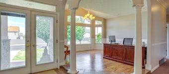Office, Fire Pit, Deck! Large Rental Near Hill AFB