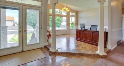 Office, Fire Pit, Deck! Large Rental Near Hill AFB