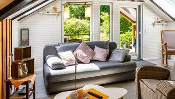 Fernseher, Kamin