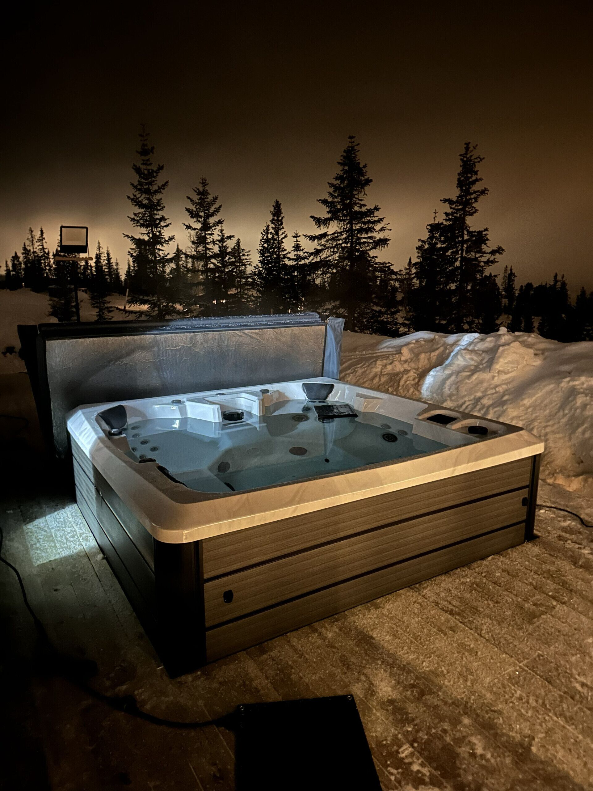 Bain à remous extérieur