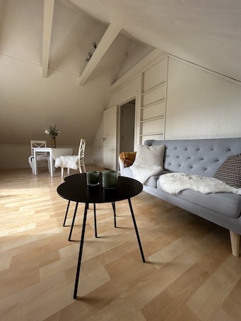 テレビ. Central loft with parking in Bergen