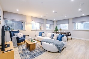 Luxury-Apartment, eigenes Bad, Stadtblick (Prestige City Centre) | Lounge