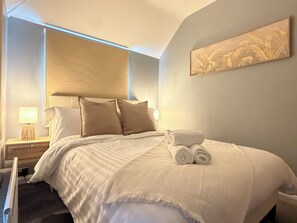 4 slaapkamers, een strijkplank/strijkijzer, wifi, beddengoed