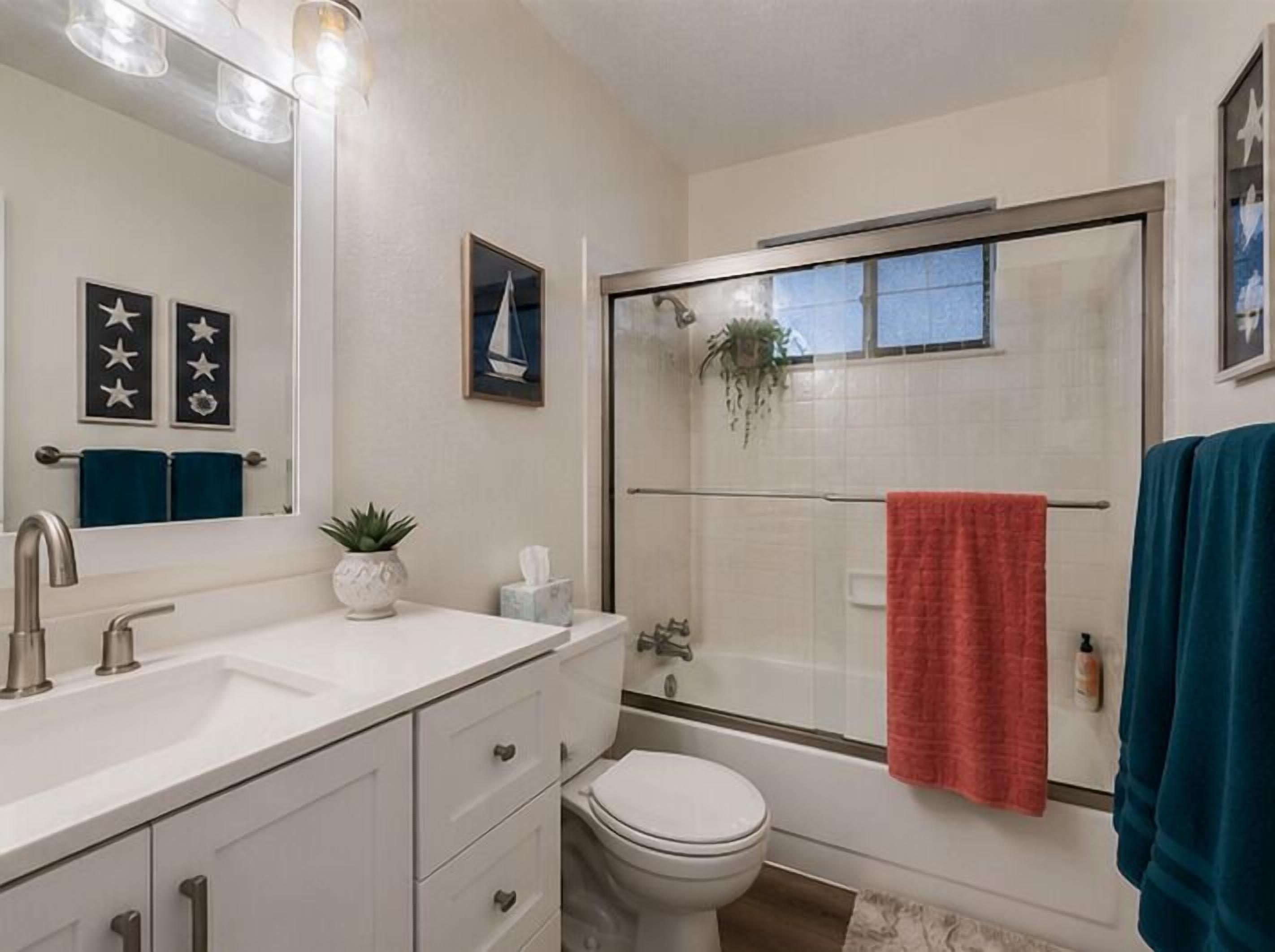 Hair dryer, towels