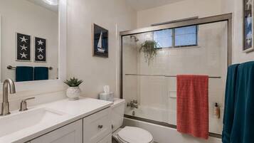 Hair dryer, towels