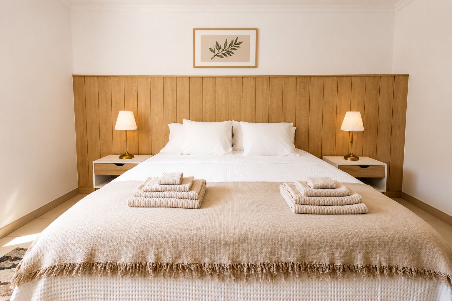 3 dormitorios, tabla de planchar con plancha, wifi gratis y ropa de cama