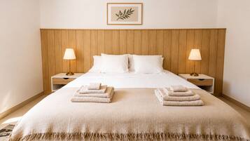 3 dormitorios, tabla de planchar con plancha, wifi gratis y ropa de cama