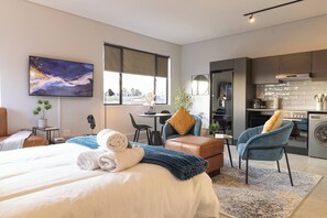 Apartemen, 1 kamar tidur, Boleh Merokok, balkon | 1 kamar tidur