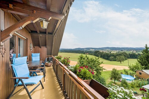 Ferienwohnung "Panorama" Maisonette mit 2 Balkonen 