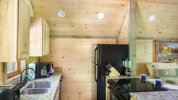 House, 1 King Bed (Lil' Smoky Studio) | Private kitchen