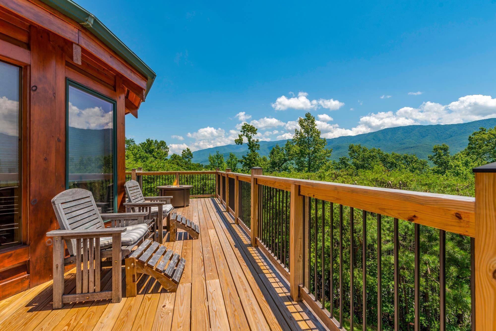 Hus, flere senger (Pinnacle View Lodge) | Terrasse/patio