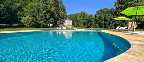 Una piscina climatizada