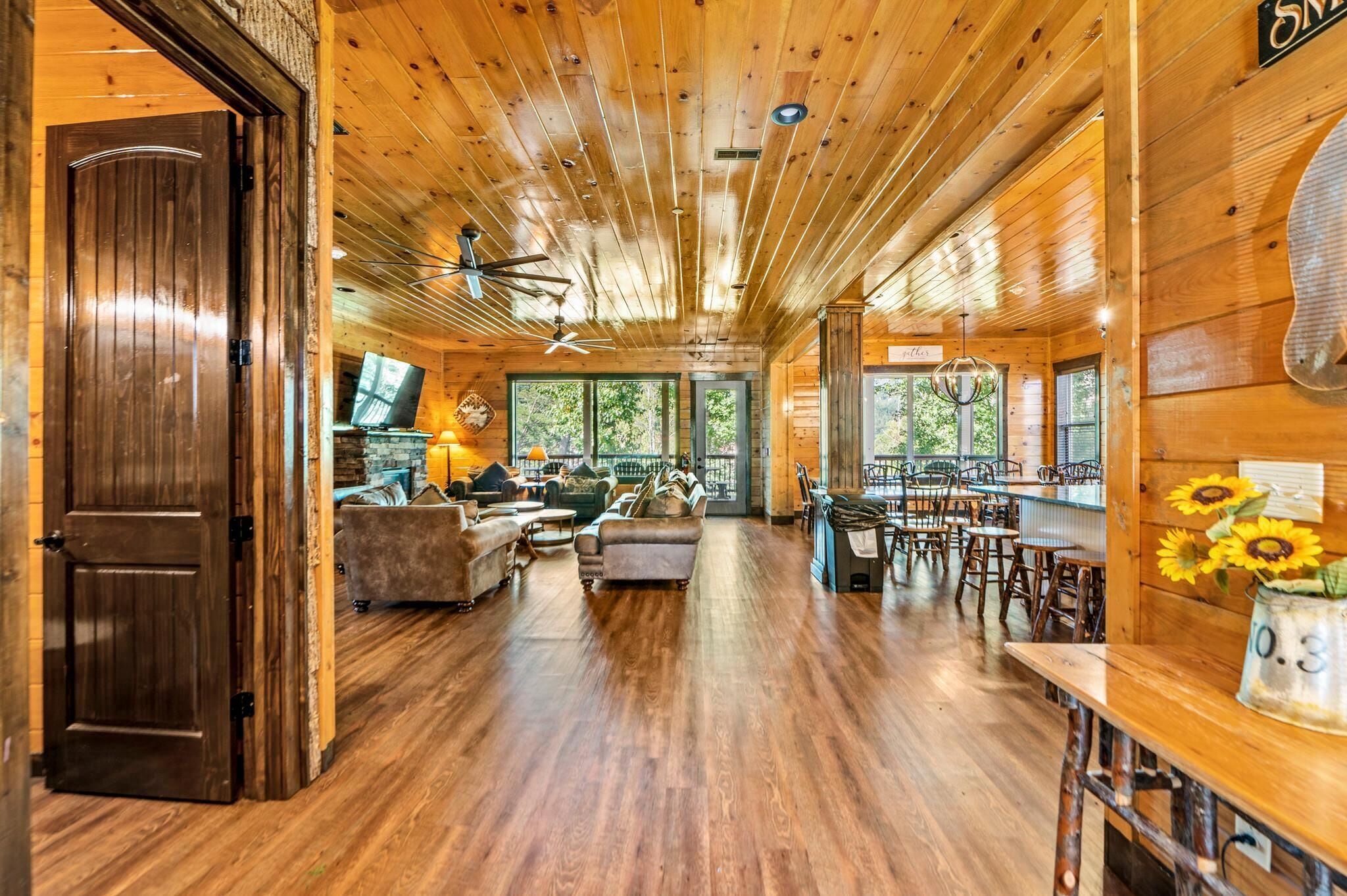 Casa, varias camas (The Great Maple Retreat) | Área de sala de estar