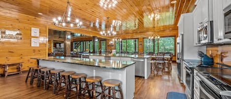 Maison, plusieurs lits (The Big Oak Lodge) | Cuisine privée