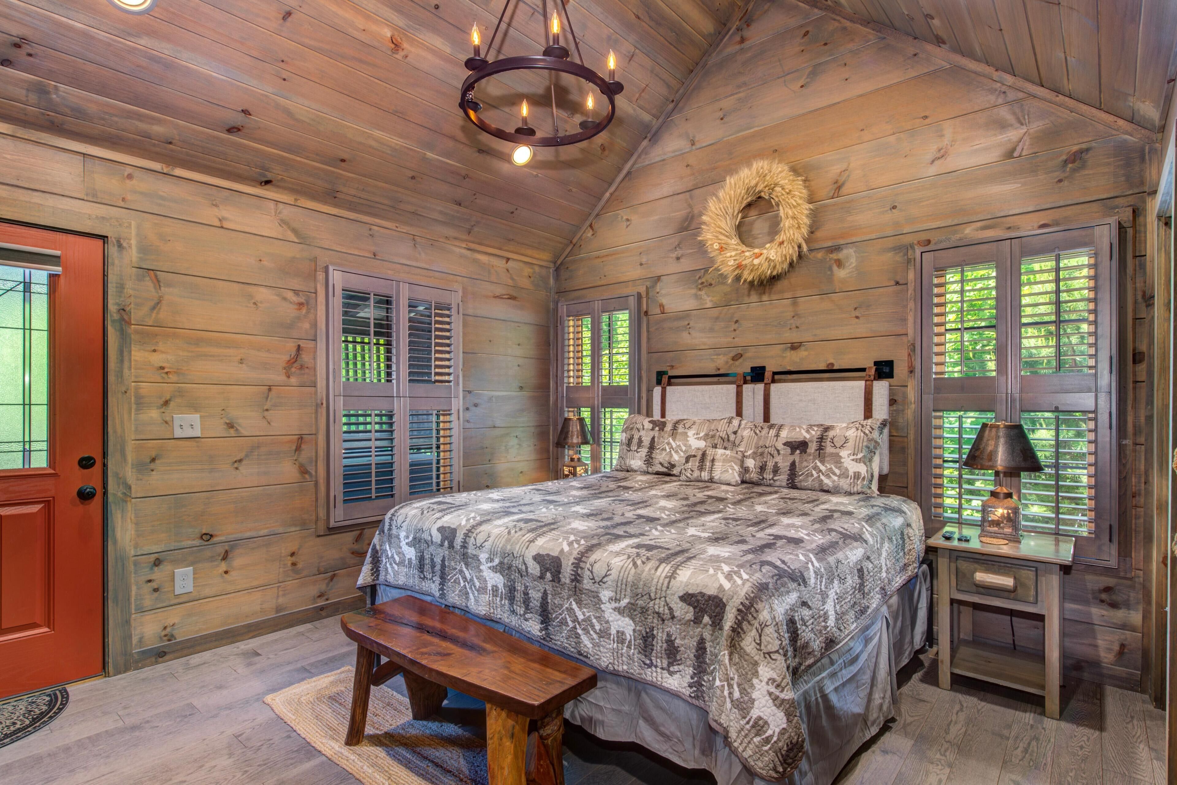 Ferienhaus, 1 King-Bett und Schlafsofa (The Aspen Cabin) | 1 Schlafzimmer