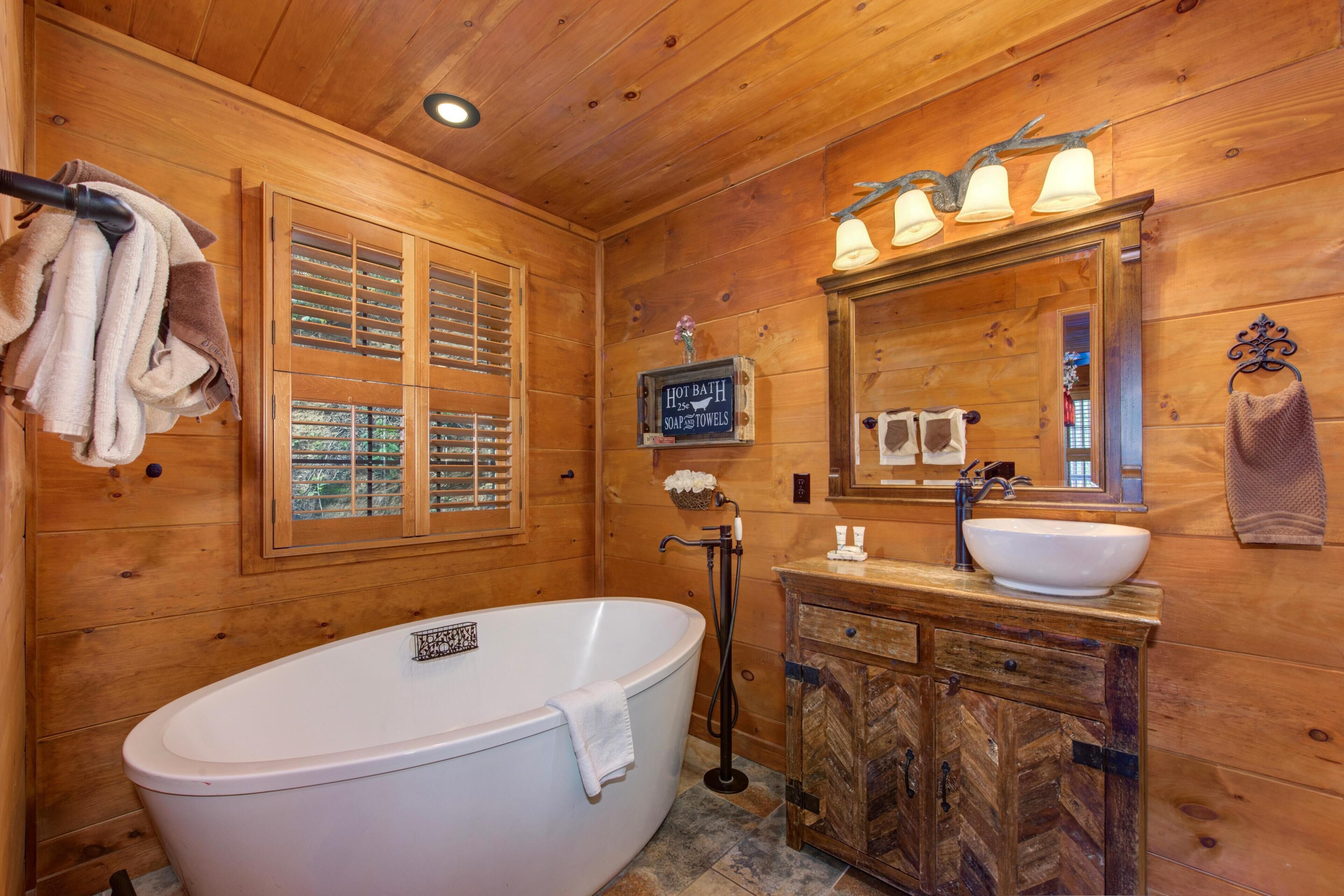 Ferienhaus, Mehrere Betten (The Buckhorn) | Badezimmer