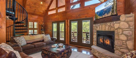 Ferienhaus, Mehrere Betten (The Buckhorn) | Wohnbereich