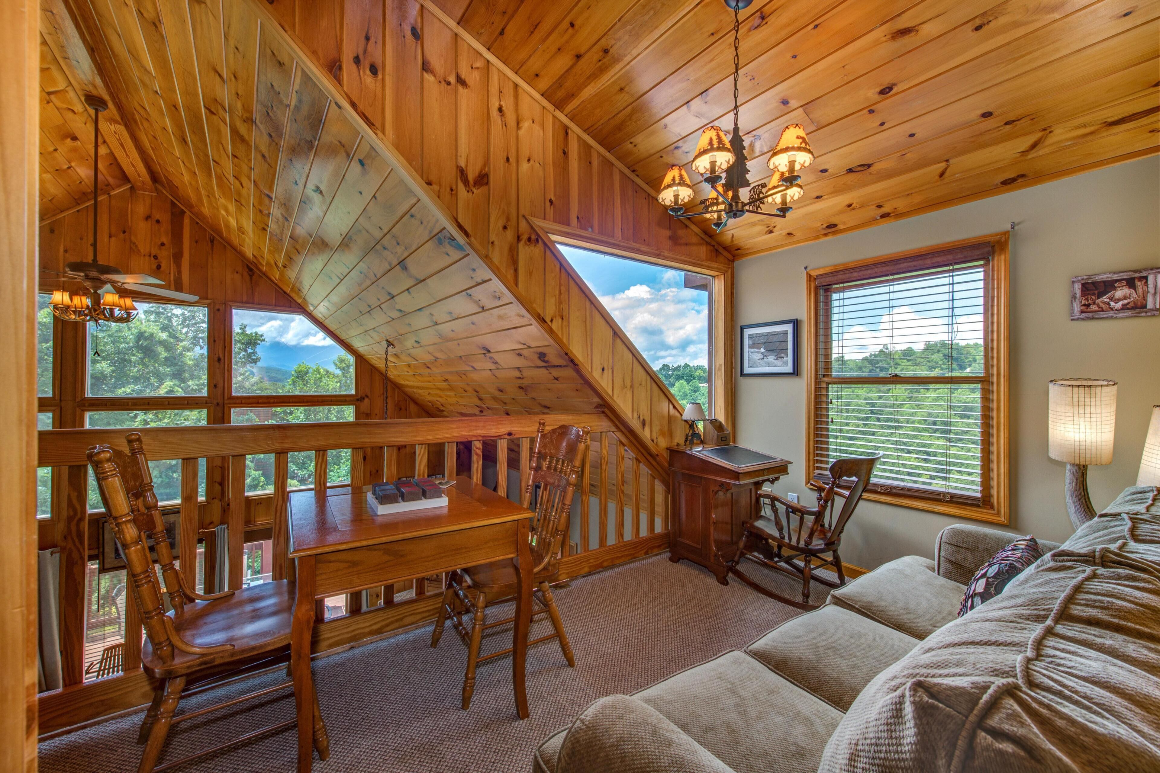 House, Multiple Beds (A Mountain Dream) | Living area