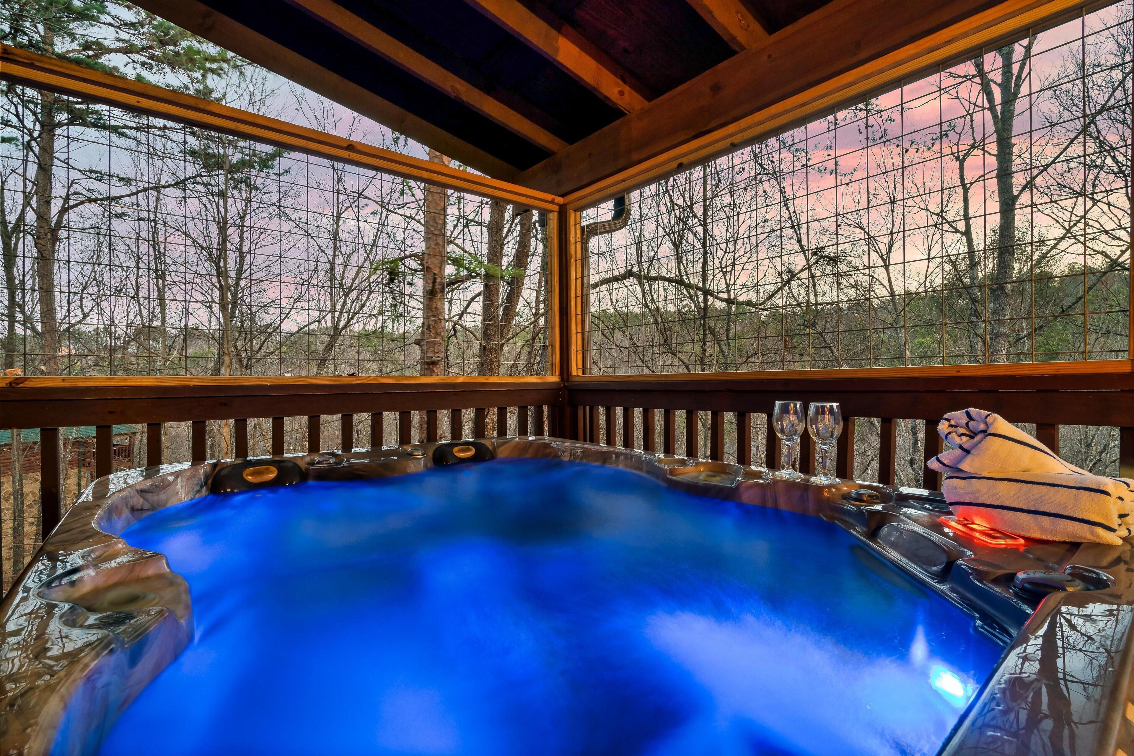 House, Multiple Beds (Whisper Ridge) | Outdoor spa tub