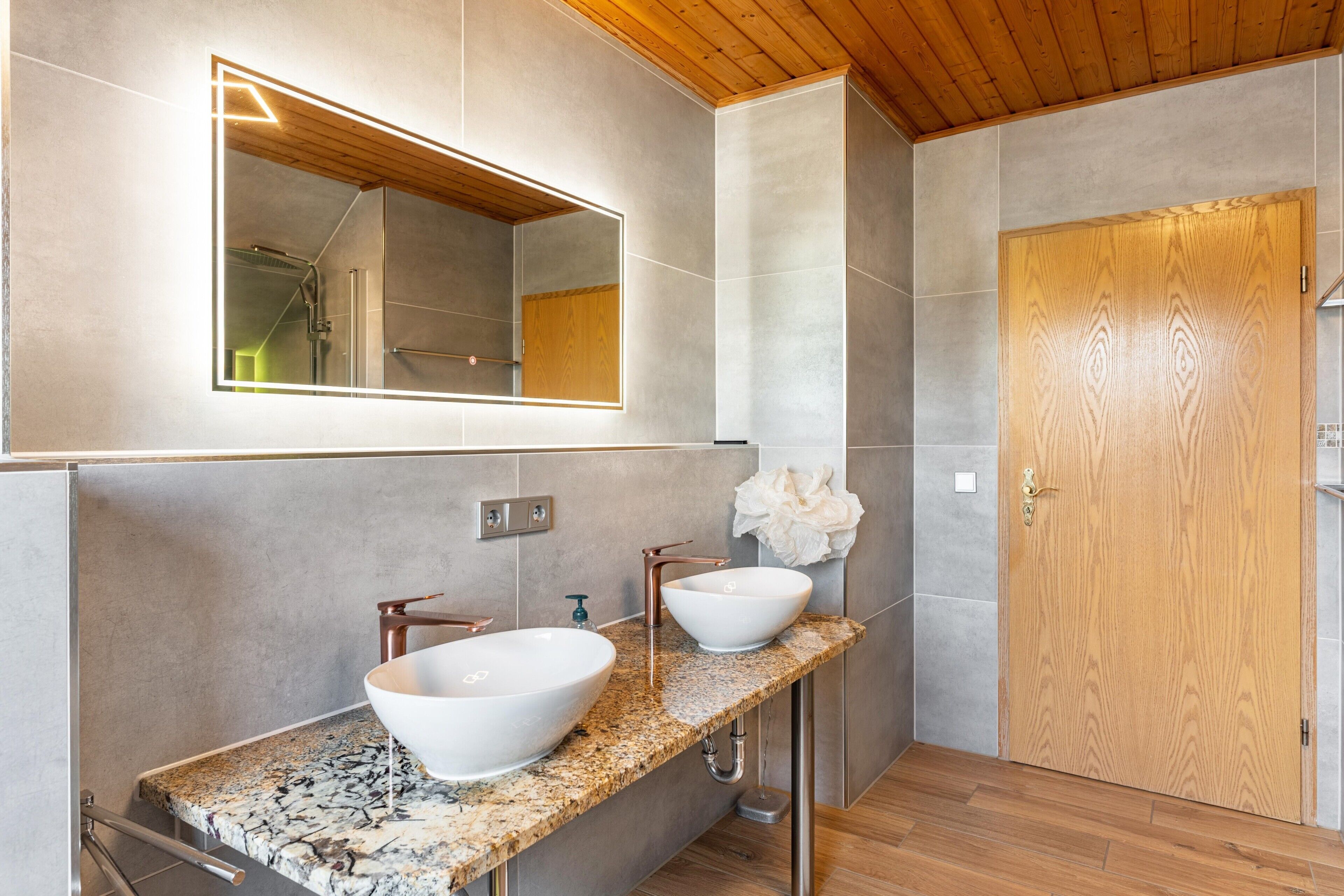 Dusche, Handtücher
