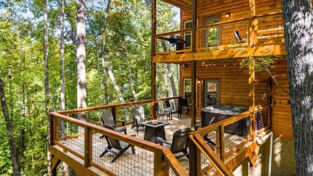 Unclassified image, 1 of 130, button - Treetop Tranquility (Sevierville)