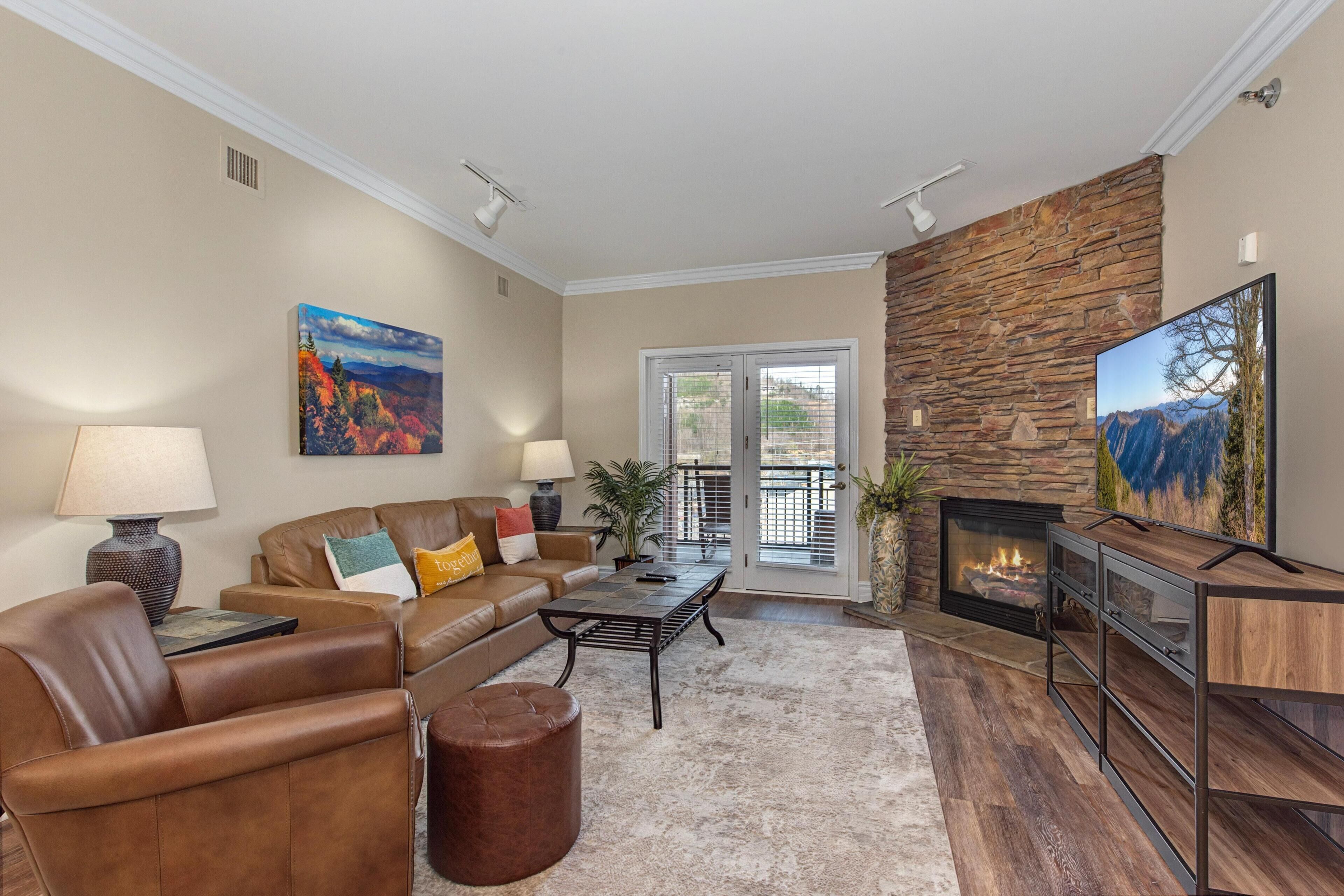 Apartamento, varias camas (Baskins Creek 301) | Zona de estar