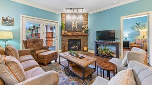 Condo, Multiple Beds (Baskins Creek 410) | Living area - Baskins Creek 410 (Gatlinburg)