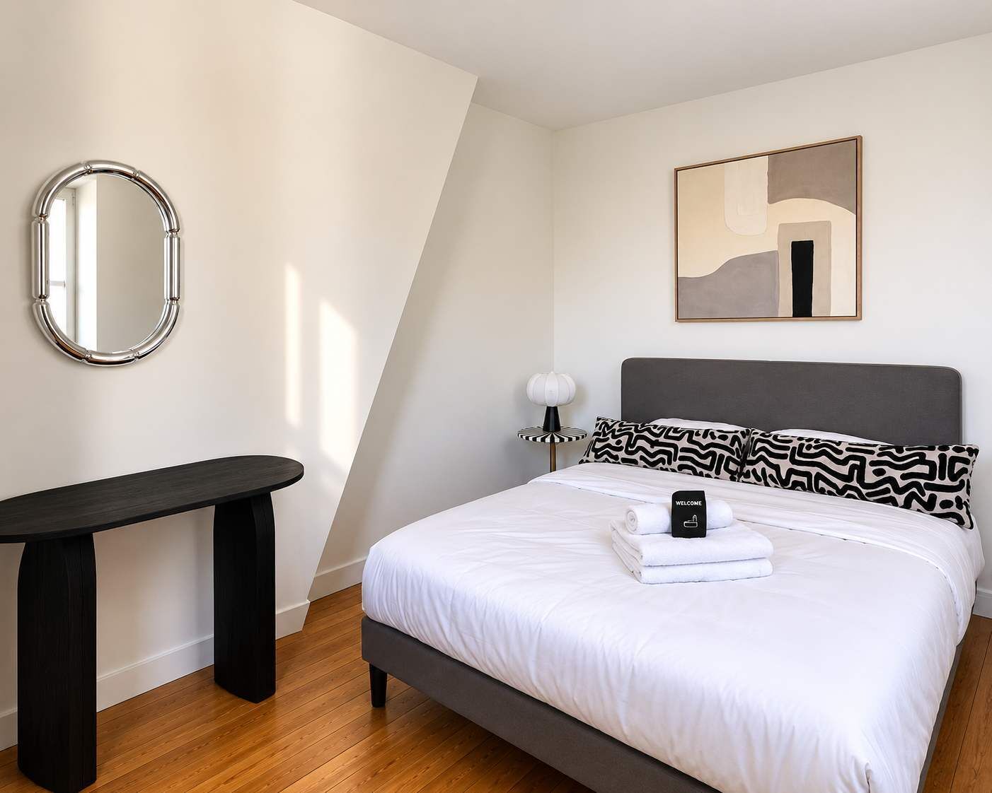 1 bedroom, iron/ironing board, bed sheets