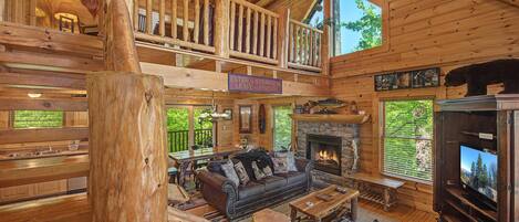 Cabin, Multiple Beds (Crazy Horse) | Living area