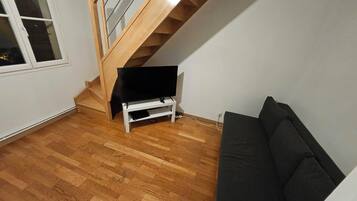 TV connectée, cheminée