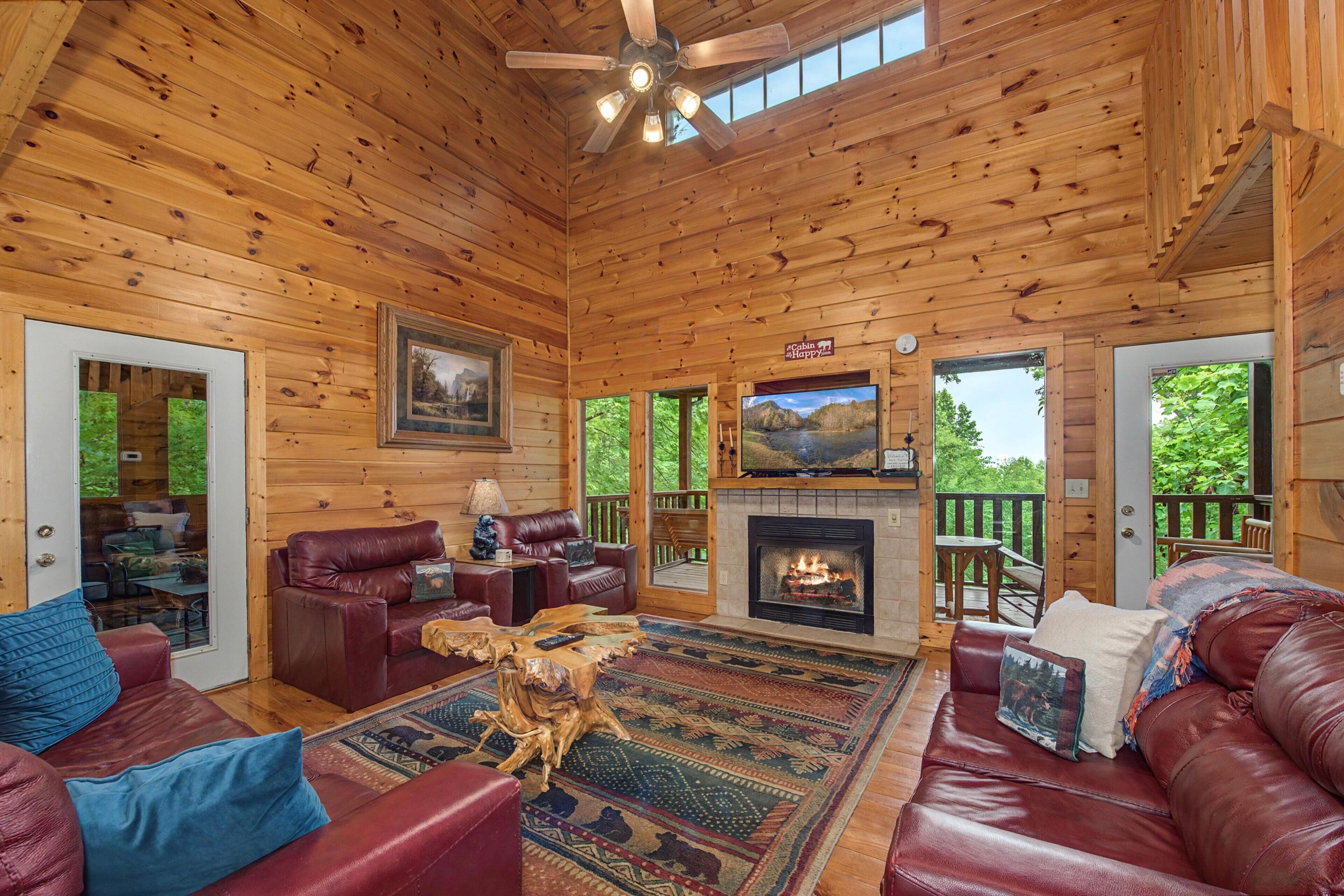 Chalet rustique, Plusieurs lits (New Moon) | Aire de séjour