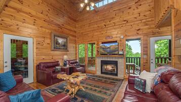 Chalet rustique, Plusieurs lits (New Moon) | Aire de séjour