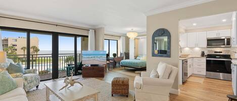 Condo, Multiple Beds, Pool View (Errol By The Sea 305) | Living area
