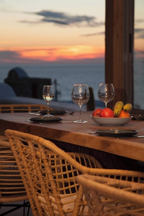 Dining - Ultimate Mykonian Retreat w/ Pool Jacuzzi and View (Mykonos)