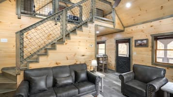Ferienhaus, 1 King-Bett und Schlafsofa (Bear Necessity) | Wohnbereich
