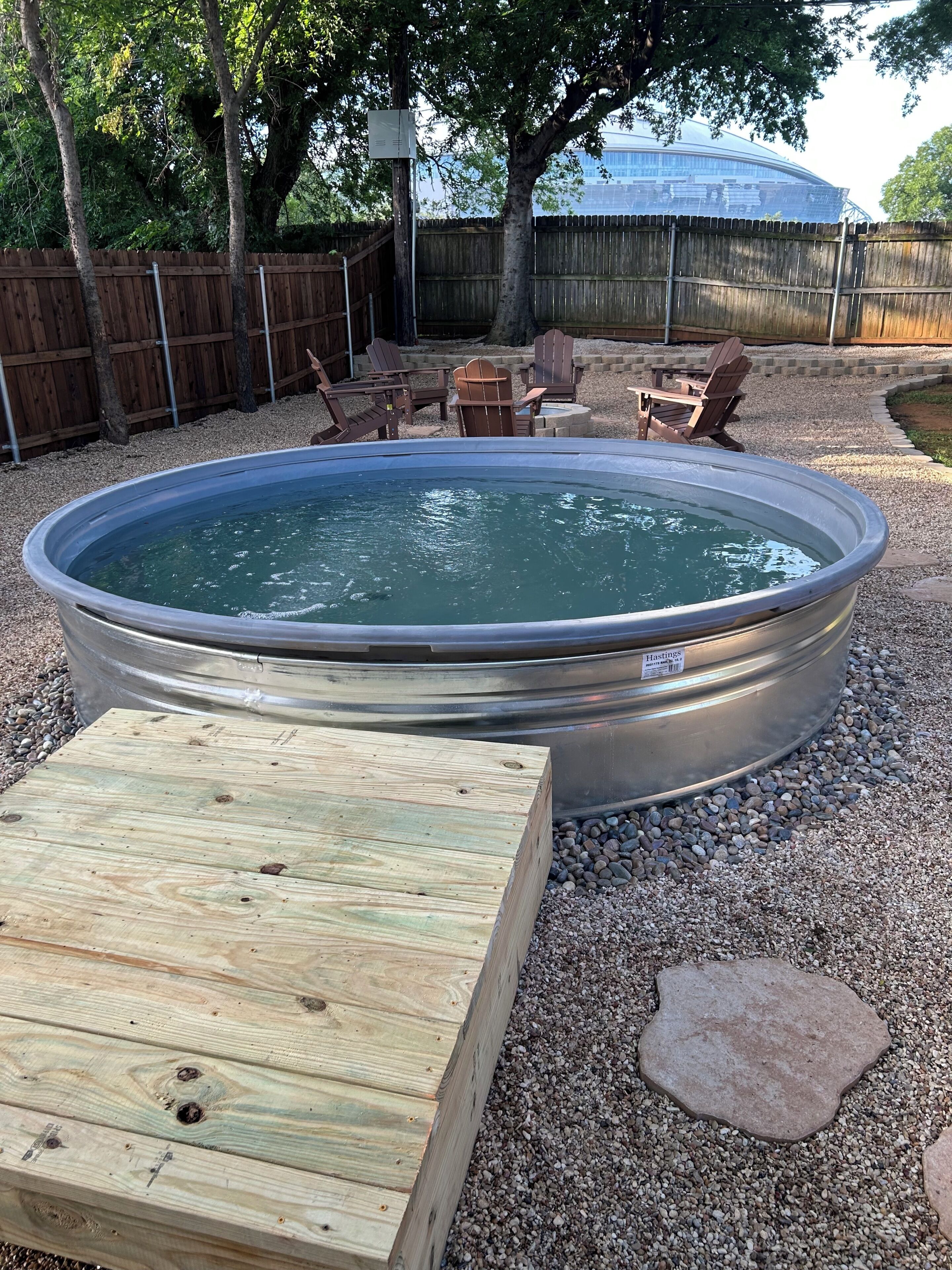 Bain à remous extérieur