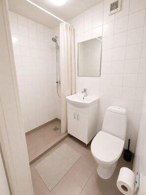 Handdoeken, zeep, toiletpapier