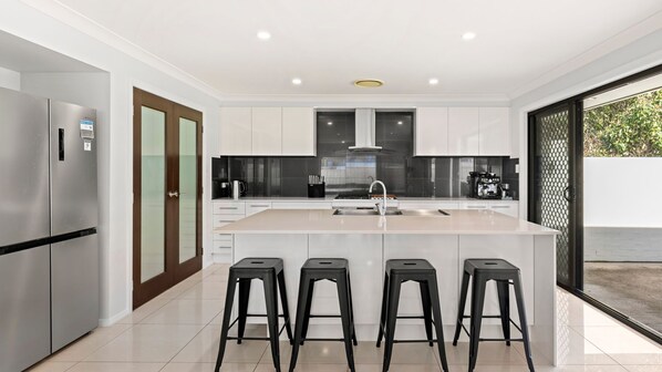 Private kitchen - Coastal Retreat - Pet Friendly with Fire Pit (Callala Bay)