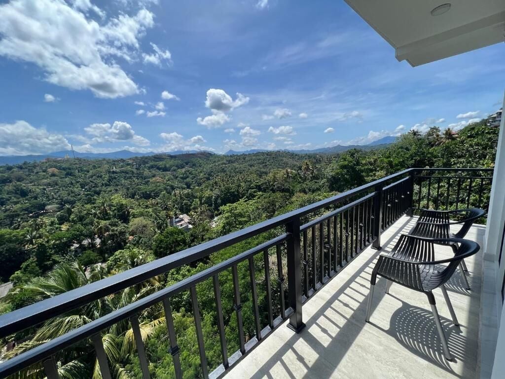 Deluxe Double Room, Balcony, Mountain View | Property grounds
