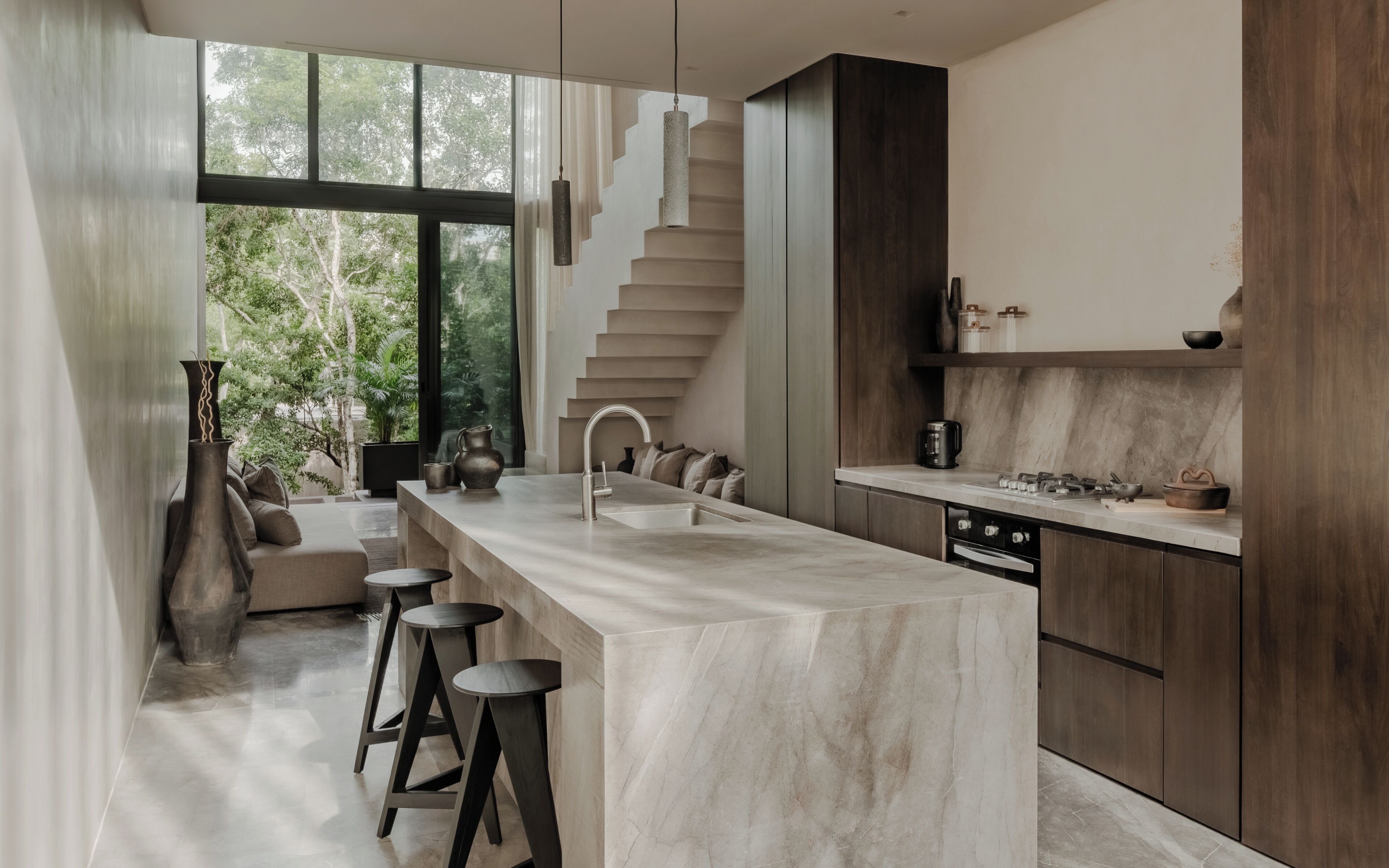 Deluxe Apartment | Private kitchen | Full-sized fridge, coffee/tea maker, cookware/dishes/utensils