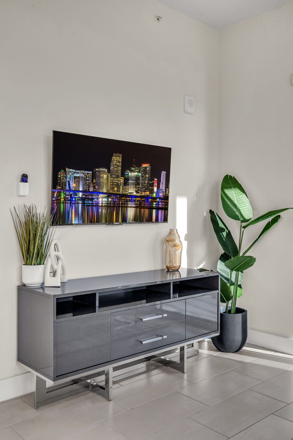 Appartement, 2 slaapkamers, keuken, uitzicht op de stad | Interieur