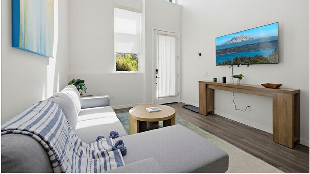 Living area - Ballard Rooftop • 3BR Modern Townhome (Seattle)