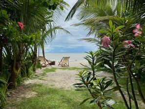 Tæt på stranden