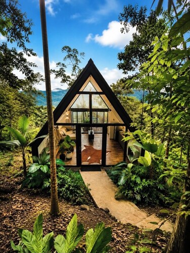 The Naked Jungle Luxury A-Frame w/ Mountain View