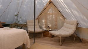 Tente Deluxe, vue jardin